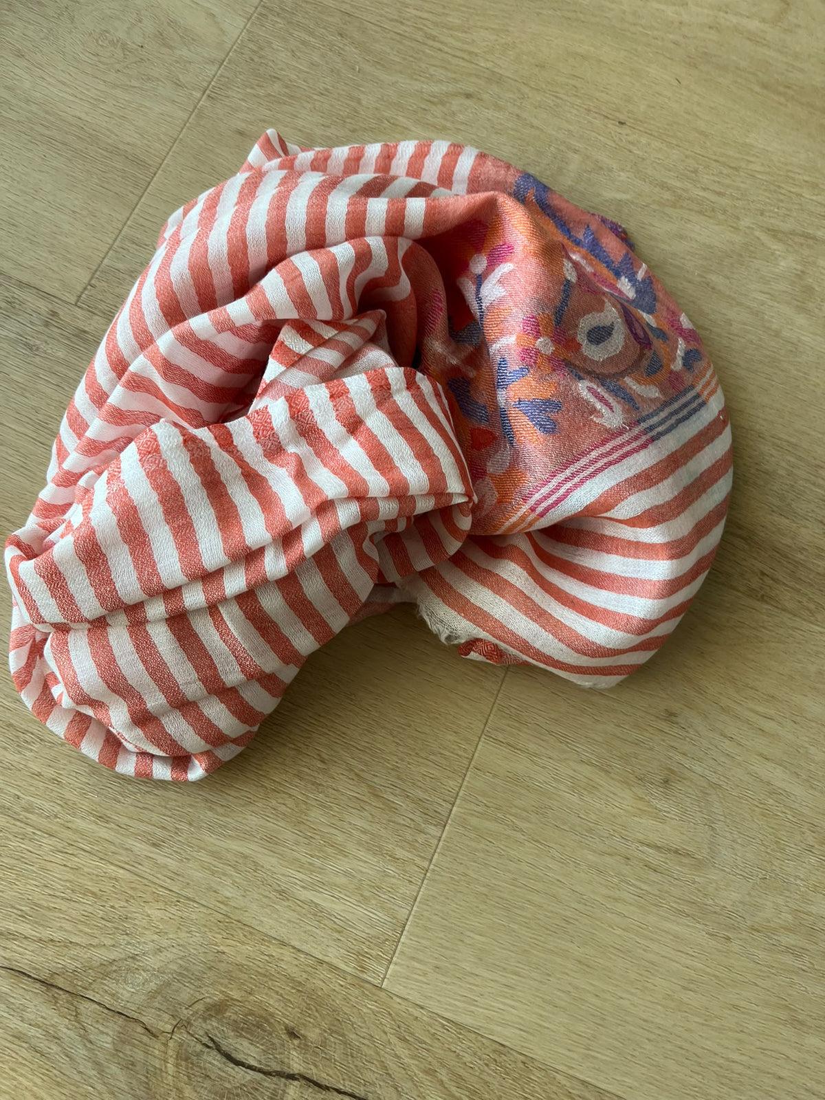 Pure cashmere pashmina - Stripes
